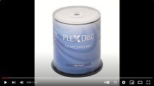 Superior printing quality of PLEXDISC's white inkjet printable media