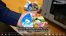 Liquid Defense Plus vs Standard Inkjet Printable Disc